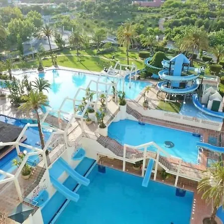 Benalbeach - Precioso Estudio En Con Piscinas, Parque Acuatico Y Zonas De Ocio, Playa A 100 Metros * 贝纳尔马德纳