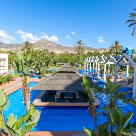 Benalbeach - Precioso Estudio En Con Piscinas, Parque Acuatico Y Zonas De Ocio, Playa A 100 Metros * 贝纳尔马德纳